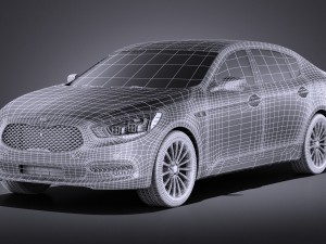 Kia K900 2017 vray 3D 模型