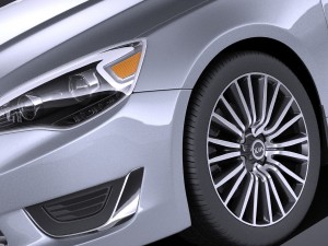 Kia Cadenza 2016 vray 3D Модель