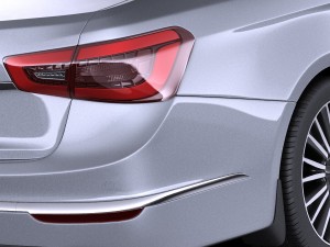 Kia Cadenza 2016 vray 3D Модель