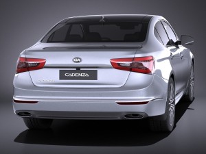 Kia Cadenza 2016 vray 3D Модель