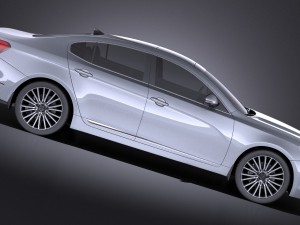 Kia Cadenza 2016 vray 3D Модель
