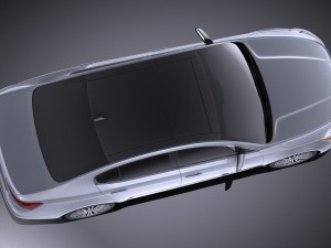 Kia Cadenza 2016 vray 3D Модель