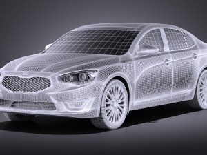 Kia Cadenza 2016 vray 3D Модель