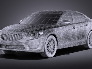 Kia Cadenza 2016 vray 3D Модель