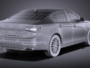 Kia Cadenza 2016 vray 3D Модель