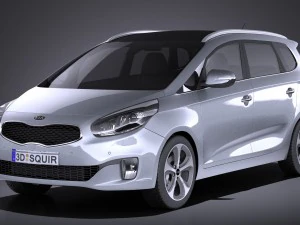Gambar Kia Carens 2016 Model 3D