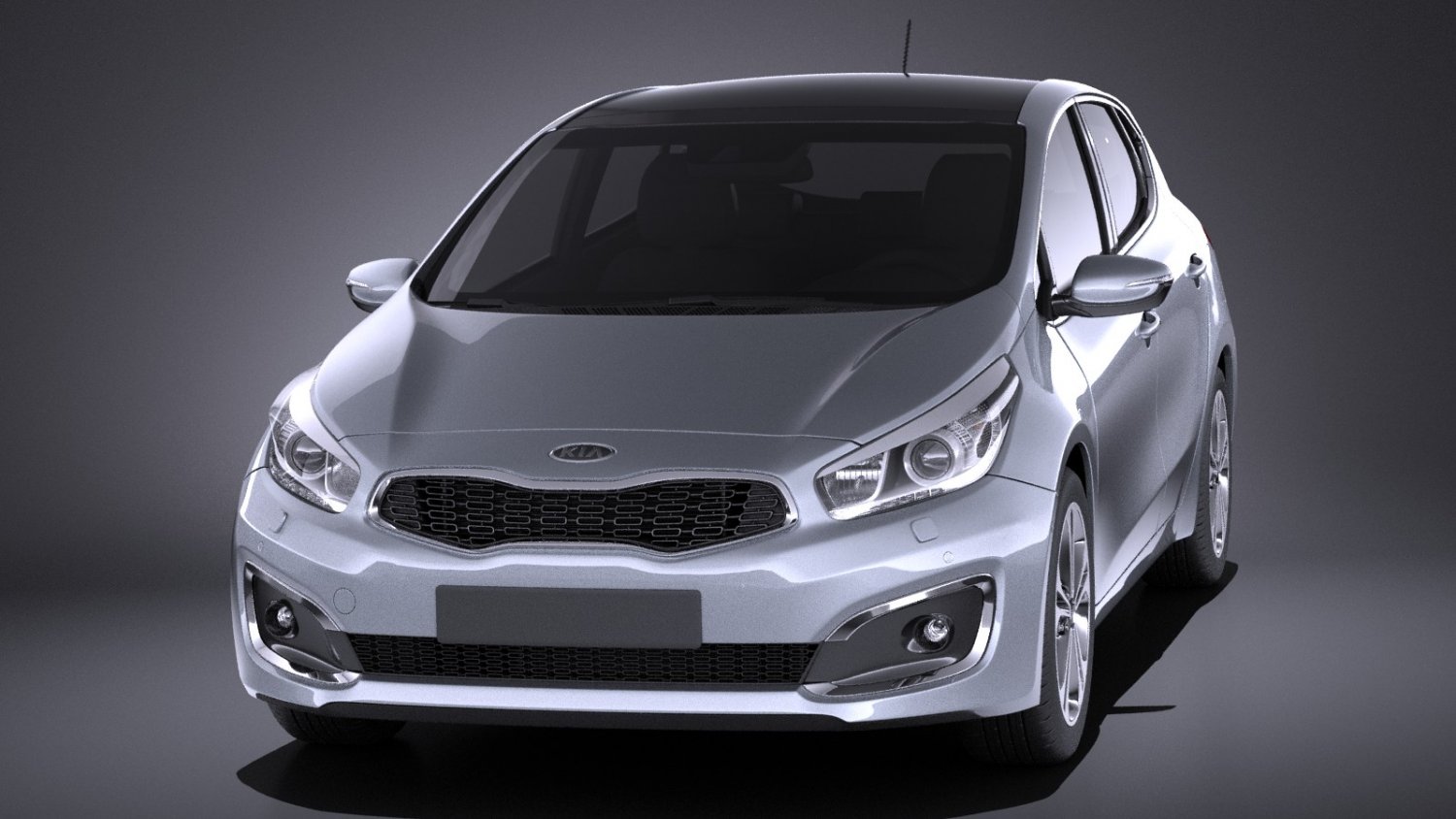 Kia Ceed 5 Door 2017 Vray 3d Model In Compact Cars 3dexport