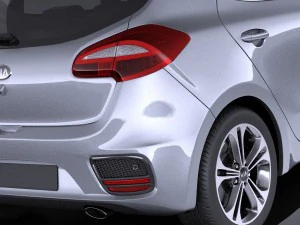 Kia Ceed 5-door 2017 vray 3D Model