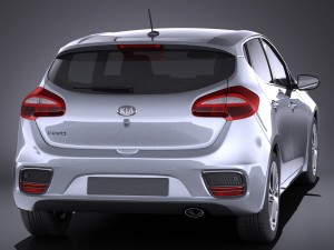 Kia Ceed 5-door 2017 vray 3D मॉडल