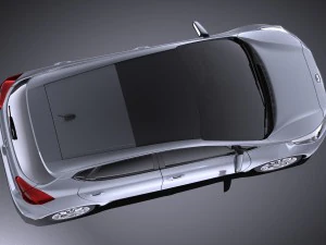 Kia Ceed 5-door 2017 vray 3D Model