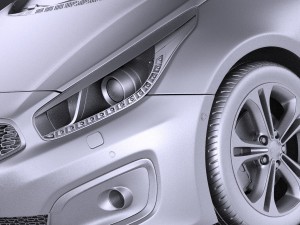 Kia Ceed 5-door 2017 vray 3D मॉडल