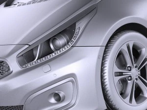 Kia Ceed 5-door 2017 vray 3D Model