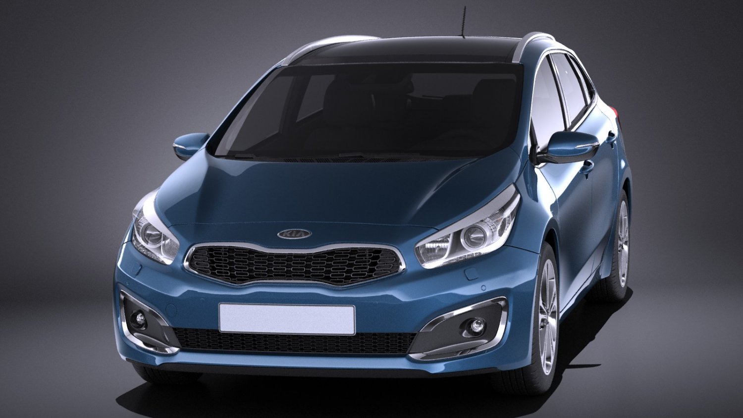 Kia Ceed Sw 2017 Vray 3d Model In Wagon 3dexport