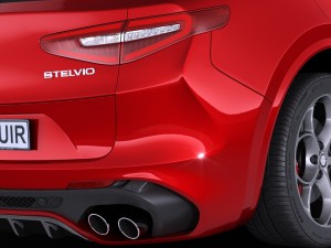 Alfa Romeo Stelvio Quadrifoglio 2018 Model 3D