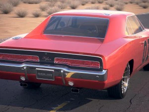 Dodge Charger 1969 General Lee 3D Model
