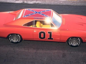 Dodge Charger 1969 General Lee 3D Model