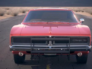 Dodge Charger 1969 General Lee 3D Model