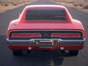 Dodge Charger 1969 General Lee 3D Model