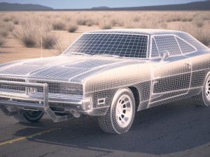 Dodge Charger 1969 General Lee Model 3D