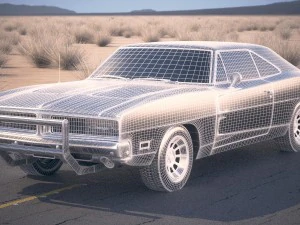 Dodge Charger 1969 General Lee 3D Model
