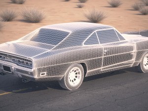 Dodge Charger 1969 General Lee Model 3D