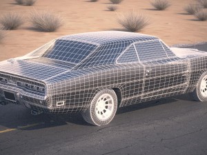 Dodge Charger 1969 General Lee Model 3D