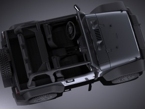 Jeep Wrangler Willis Wheeler 2016 vray Modello 3D