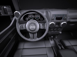 Jeep Wrangler Willis Wheeler 2016 vray Modello 3D