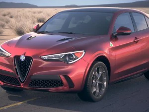 Studio Gurun Alfa Romeo Stelvio Quadrifoglio 2018 Model 3D