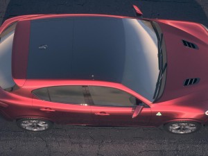 Alfa Romeo Stelvio Quadrifoglio 2018 Desert Studio Modelo 3D