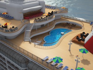 Disney Dream Cruise Ship 3D मॉडल