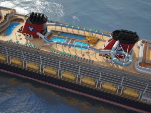 Disney Dream Cruise Ship 3D मॉडल