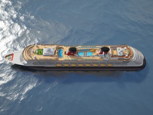 Disney Dream Cruise Ship 3D मॉडल
