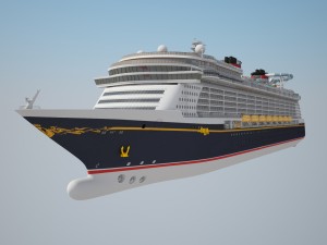 Disney Dream Cruise Ship 3D मॉडल