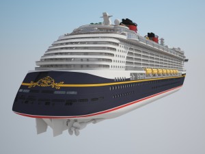 Disney Dream Cruise Ship 3D मॉडल