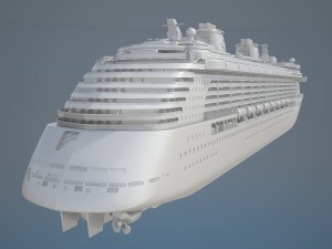 Disney Dream Cruise Ship 3D मॉडल