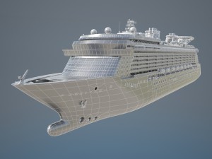 Disney Dream Cruise Ship 3D मॉडल
