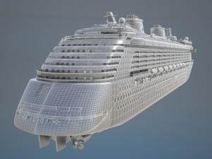 Disney Dream Cruise Ship 3D मॉडल