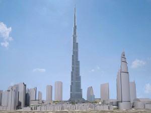 Burj khalifa dubai downtown 3D Model