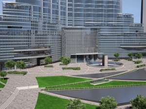 Burj Khalifa Dubai Downtown Modelo 3D