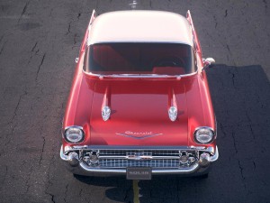 Chevrolet Bel Air Hardtop Coupe 1957 Modello 3D
