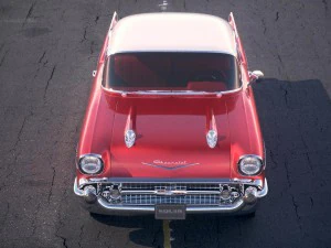 Chevrolet Bel Air Hardtop Coupe 1957 3D Model