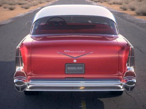 Chevrolet Bel Air Hardtop Coupe 1957 3D Model