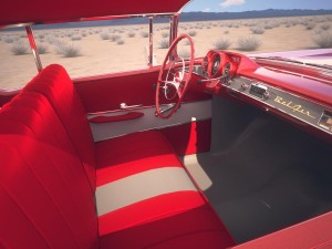 Chevrolet Bel Air Hardtop Coupe 1957 Modello 3D