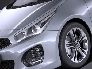 Kia Ceed SW GT-line 2017 vray Modèle 3D