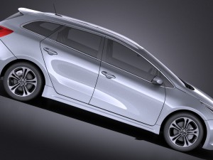 Kia Ceed SW GT-line 2017 vray Modèle 3D