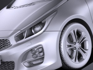 Kia Ceed SW GT-line 2017 vray Modèle 3D