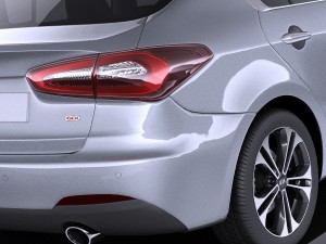 Kia Cerato K3 Forte 2016 vray Modelo 3D