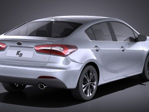 Kia Cerato K3 Forte 2016 vray Modelo 3D