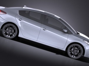 Kia Cerato K3 Forte 2016 vray Modelo 3D